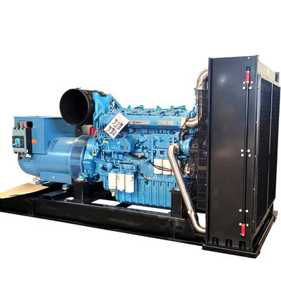 Conjunto de gerador diesel de 550 kW com certificação ISO9001 e sistema portátil de refrigeração a água