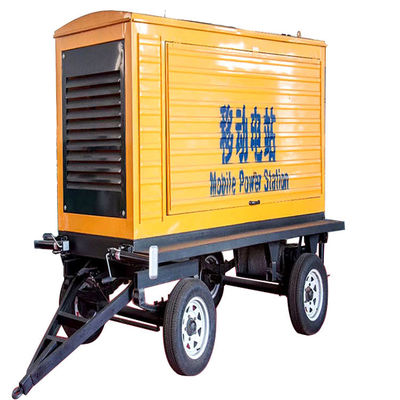 100KW Weichai gerador diesel portátil com filtro de ar e caixa insonorizada