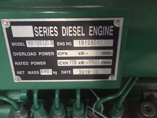 Sistema de refrigeração por água 150KW Weifang gerador a diesel conjunto para imobiliário de reserva de energia e auto-iniciação