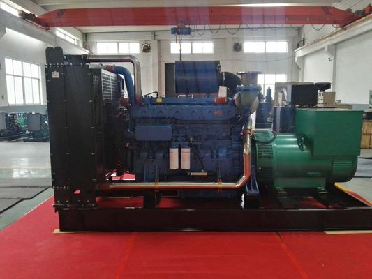 Fornecimento de energia de reserva 500KW Guangxi Yuchai gerador diesel conjunto para motor de cobre puro