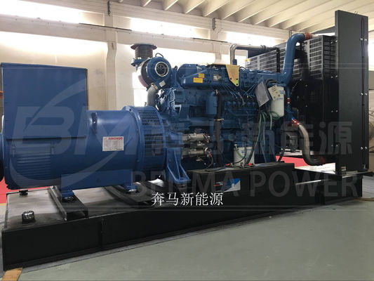 500KW Guangxi Yuchai gerador a diesel auto-iniciado para o fornecimento de energia de reserva da escola