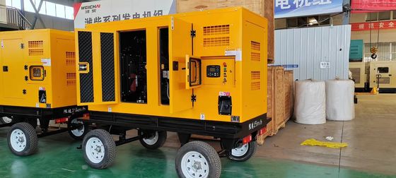 1500RPM Dongfeng Kangmingsi 100KVA gerador móvel silencioso conjunto com alternador de maratona