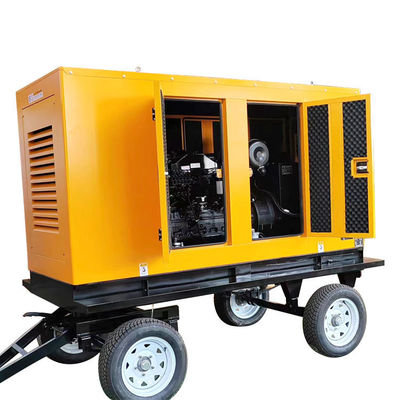 1500RPM Dongfeng Kangmingsi 100KVA gerador móvel silencioso conjunto com alternador de maratona