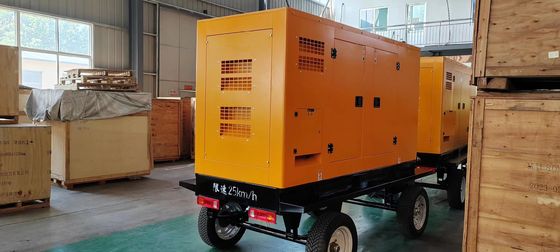 1500RPM Dongfeng Kangmingsi 100KVA gerador móvel silencioso conjunto com alternador de maratona