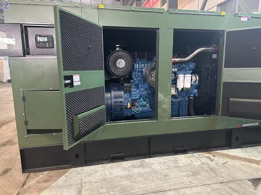 Guangxi Yuchai 375KVA alto-falante silencioso gerador diesel conjunto com sistema de refrigeração por água