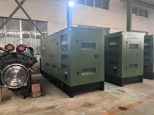 Guangxi Yuchai 375KVA alto-falante silencioso gerador diesel conjunto com sistema de refrigeração por água