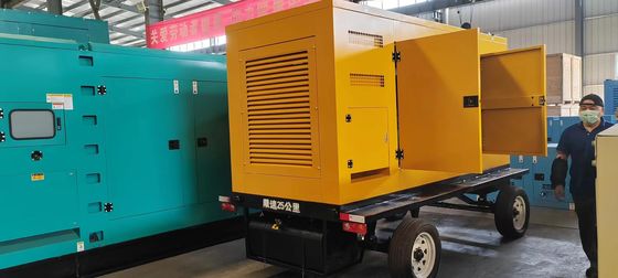 500KVA WEICHAI Automóvel móvel silencioso gerador de alto-falante conjunto 400KW de reserva de emergência de alimentação sistema de auto-iniciação