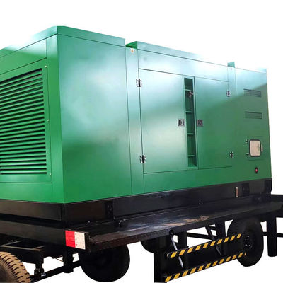 1800RPM Pedido dos clientes 500KVA Weichai Mobile Trailer Silent Speaker Generator Set
