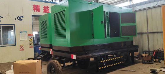 1800RPM Pedido dos clientes 500KVA Weichai Mobile Trailer Silent Speaker Generator Set