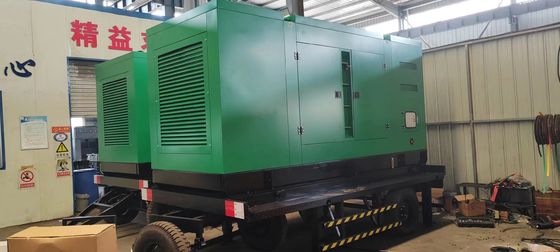 1800RPM Pedido dos clientes 500KVA Weichai Mobile Trailer Silent Speaker Generator Set