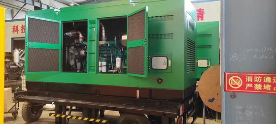 1800RPM Pedido dos clientes 500KVA Weichai Mobile Trailer Silent Speaker Generator Set