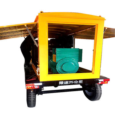 200KW Weichai Diesel Generator Set Trailer com motor de cobre puro e sistema de resfriamento por água