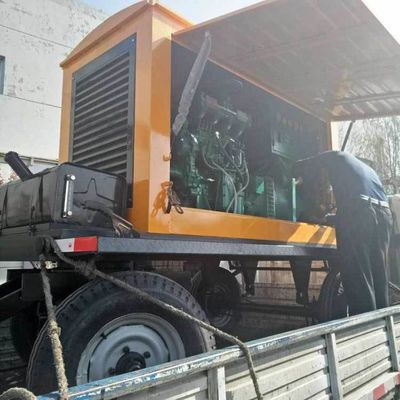 200KW Weichai Diesel Generator Set Trailer com motor de cobre puro e sistema de resfriamento por água