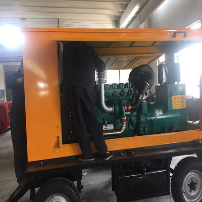 200KW Weichai Diesel Generator Set Trailer com motor de cobre puro e sistema de resfriamento por água