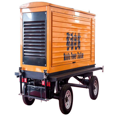 125KVA Weichai Mobile Trailer Rainproof Canopy Diesel Generator Set 100KW Backup Emergency Power Supply Auto-Start