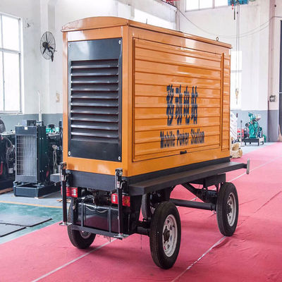 125KVA Weichai Mobile Trailer Rainproof Canopy Diesel Generator Set 100KW Backup Emergency Power Supply Auto-Start
