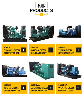 40KW Kangmingsi diesel gerador conjunto com motor de injeção de direção e Zhongzhi controlador
