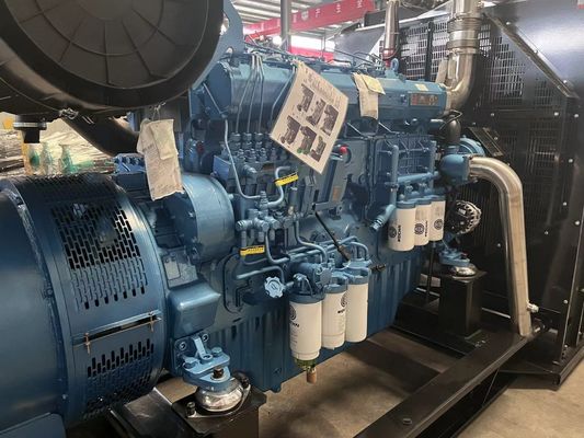 500KW Weichai Diesel Generator Set Auto Start Open Rack Tipo de Fornecimento de Energia de Apoio Solução