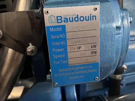 120KW Weichai Boduan gerador a diesel conjunto para fornecimento de energia de reserva de emergência em grande