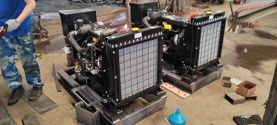 Conjunto de gerador diesel Weichairui de 30 KVA compacto e potente para alimentação de emergência